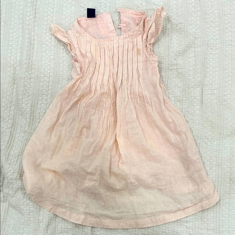 Charming Pink Sparkly Toddler Dress
